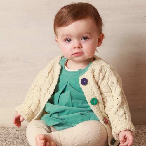 Baby Aran Cardigan