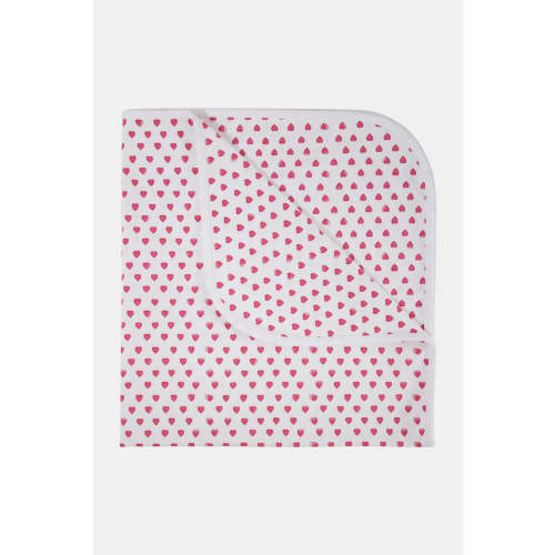 Infant Hearts Receiving Blanket