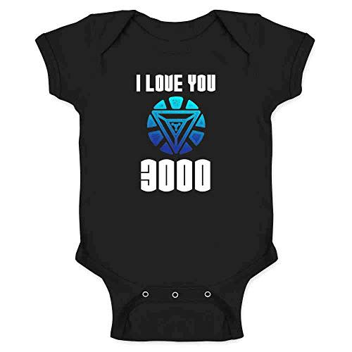 Pop Threads I Love You 3000 Gift for Dad Superhero Baby Toddler Kids Girl Boy T-Shirt