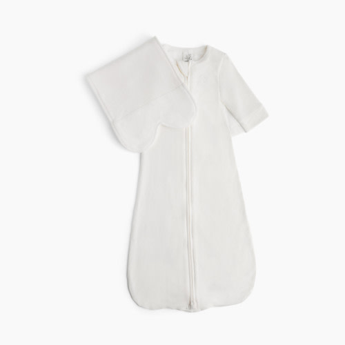 The Butterfly Swaddle Swaddle and Transitional Sleep Sack in One - Ivory White, Small (7 -12 Lbs)