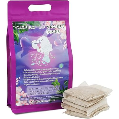 Yoni Herbs for Cleansing and Tightening,100% Organic V Steaming Herbs(Filter Bag Packaging), Yoni Kit, V Steam Herbs Tone & Rejuvenate for Women - V Cleansing,Ph Balance(20 Steams)