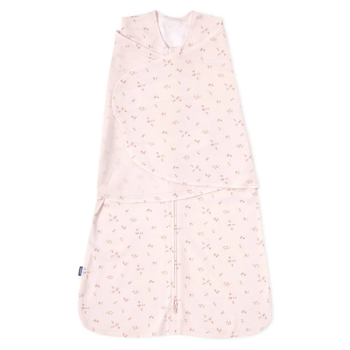 Pink Floral Cotton Swaddle Newborn | HALO