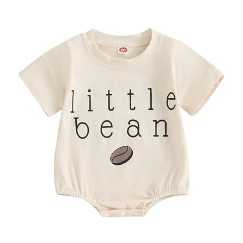 Youweixiong Newborn Baby Boy Girl Romper Bubble Long Sleeve Little Bean Bodysuit Ovesized Sweatshirt Infant Casual Shirts Top