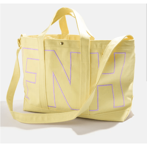 Custom Alpha Tote - Butter Yellow