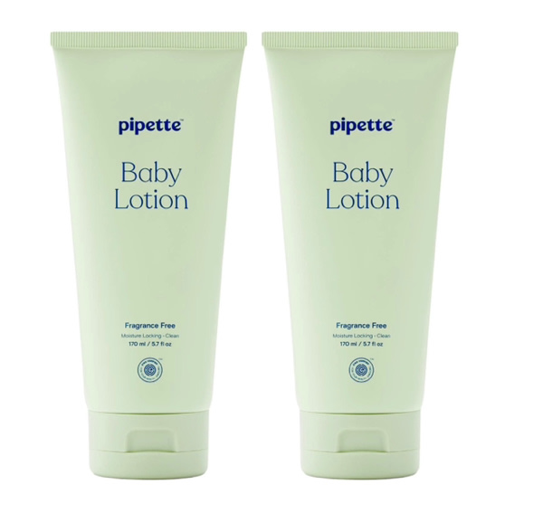 Fragrance-Free Baby Lotion Duo | Pipette Baby