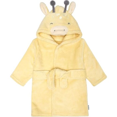 Gerber Unisex Baby Plushy Soft Hooded Animal Character Bathrobe
