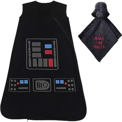 Lambs & Ivy Star Wars Darth Vader Wearable Blanket & Lovey Baby Gift Set - 2pc