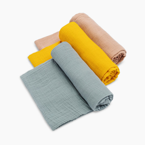 Parker Baby Co. Swaddle Blanket Set (3 Pack) - Dune