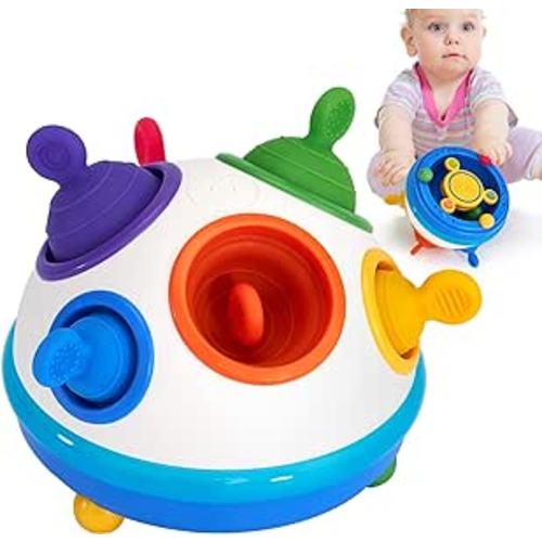 Amazon.com: Montessori Toys for 1 Year Old Boy Girl - Toddler Sensory Toys Pop Fidget Toys Spinning Baby Toy for 1 Year Old Gifts Early Development Toy for Toddlers 1-3 Baby Toys 12-18 Months Birthday Gift : Toys & Games