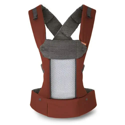 Beco 8 Baby Carrier Newborn to Toddler - Hybrid Baby Body Carrier - Baby Carrier Backpack & Baby Front Carrier with Adjustable Seat - Ergonomic Baby Holder Carrier 3-20 kg (Rust)
