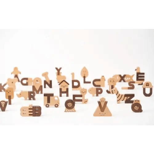 Alphabet Play Block Set - Moon Picnic