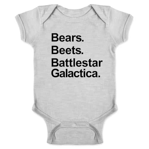 Pop Threads Bears. Beets. Novelty T-Shirt Gift Baby Toddler Kids Girl Boy T-Shirt
