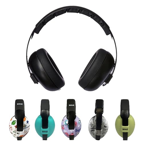 Banz Bubzee Baby Headphones for Noise Protection - Baby Ear Muffs, Newborn Infant & Toddler, 0 to 36 Months, Adjustable