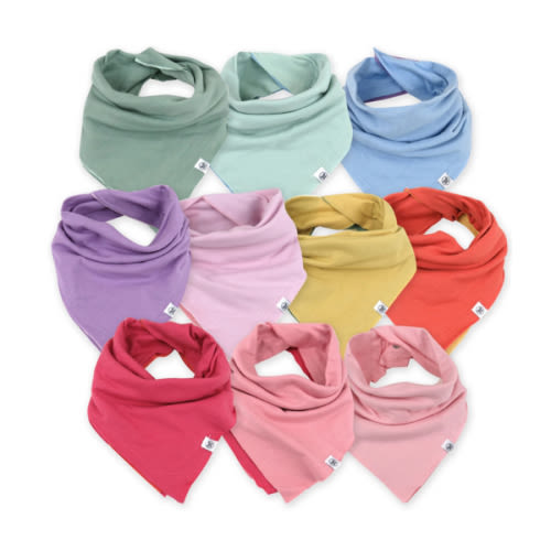 Multipack Organic Cotton Reversible Bandana Bibs | Honest Baby Clothing