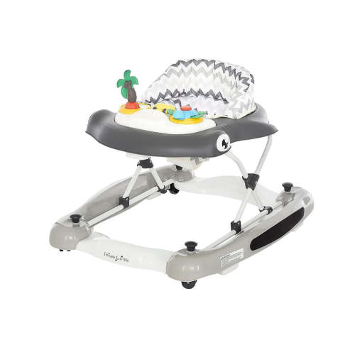 Dream On Me Aloha Fun 2-in-1 Baby Walker in Grey