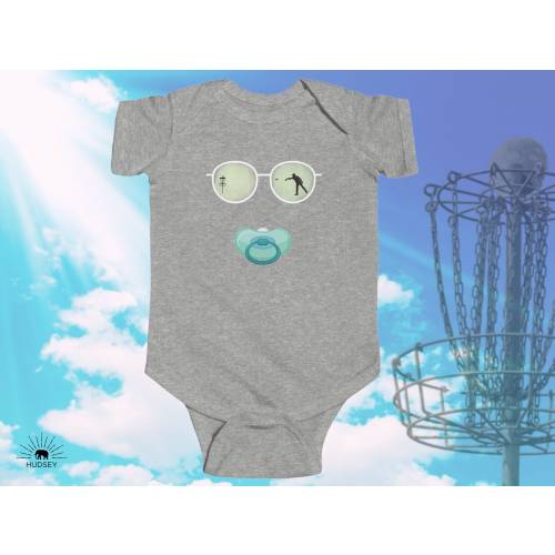 Baby Caddie Disc Golf Onesie - Cute Frisbee Golf-Themed Baby Bodysuit - Fun Gift for Disc Golf Fans & New Parents
