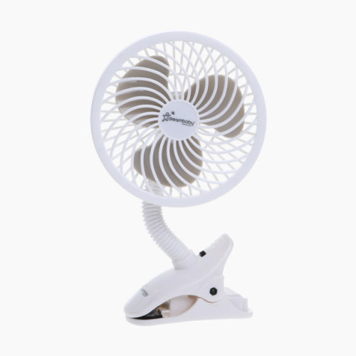 Caged Deluxe EZY-Fit Clip-On Fan - White