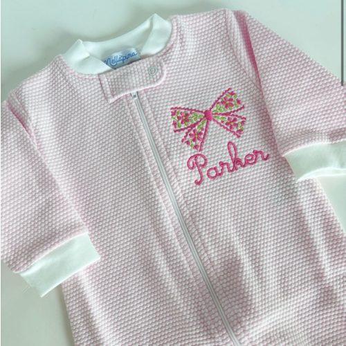 Nellapima Pink Bubble Zipper Footie – The Scouted Stitch