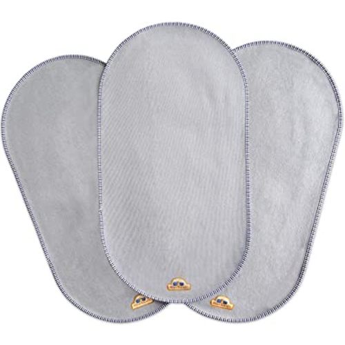 BlueSnail Waterproof Changing Pad Liners 3 Count (14"X26.5", Gray) Bassinet Pad Liner