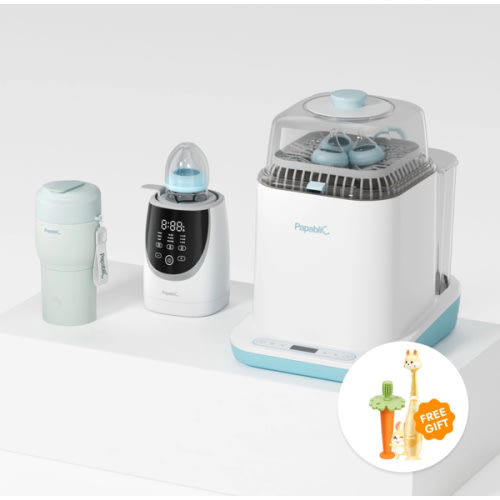 Baby Bottle Washer & Portable Bottle Warmer & NutriWarm™ Swirlable Bottle Warmer Set