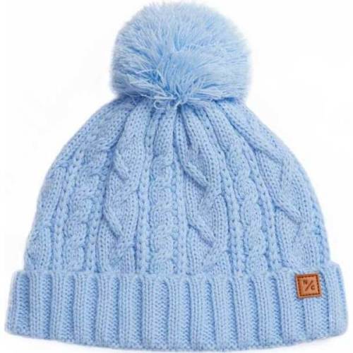 Classic Cable Knit Hat, Sky Blue - Northern Classics Hats & Mittens | Maisonette