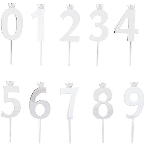 Reed and Barton Let's Celebrate 10-Piece Candleholder Set, 1.00 LB, Metallic