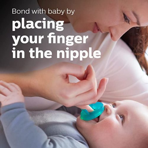 Philips AVENT Soothie Pacifier, Blue, 0-3 Months, 4 Pack, SCF190/43 - 0-3m