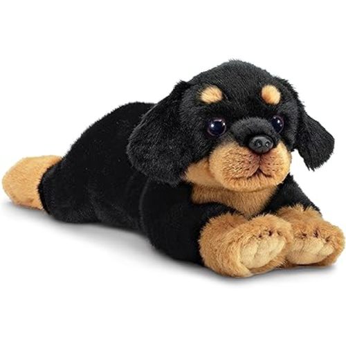 Bearington Collection Gunner The Rottweiler Stuffed Animal, 15 Inch Dog Stuffed Animal
