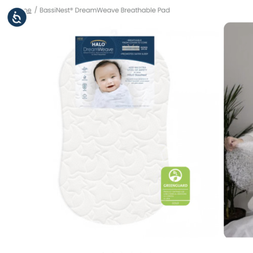 DreamWeave Breathable BassiNest Pad | HALO