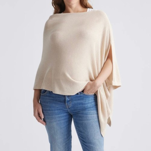 Lightweight Cotton Cashmere Nursing Shawl
