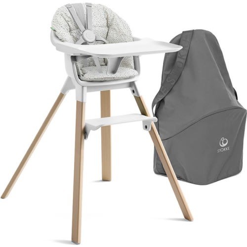 Stokke Clikk™ Complete Highchair Travel Bundle with Cushion