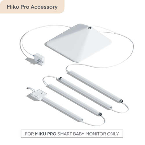 Miku Pro Smart Baby Monitor With Floor Stand | No Contact Breathing and Sleep Tracking