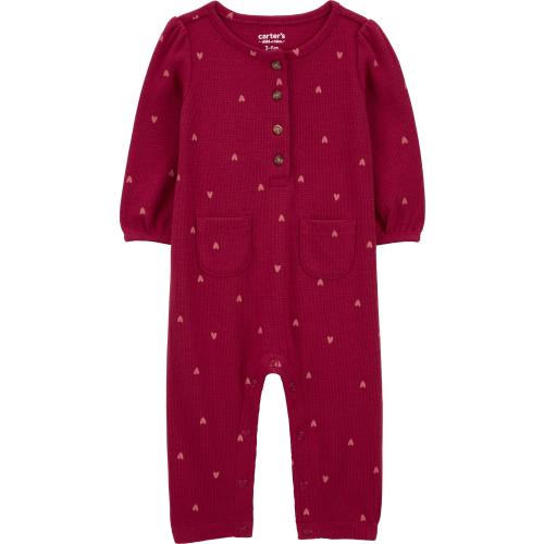 Carter's Child of Mine Baby Girl Jumpsuit, One-Piece, Sizes 0/3-24 Months