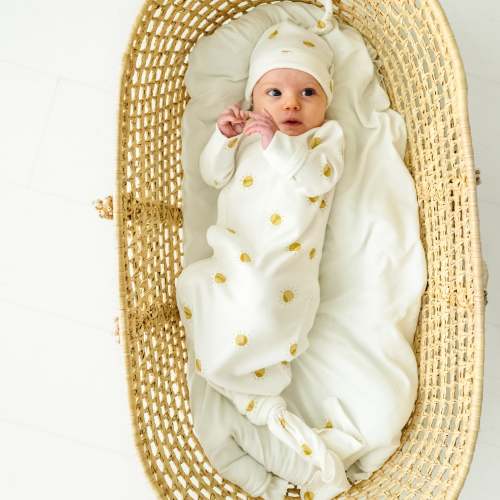 Organic Baby Sleep Gown Knotted