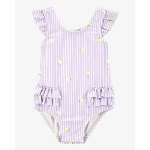 Baby 1-Piece Striped Lemon Swimsuit - Carter's | Carter's