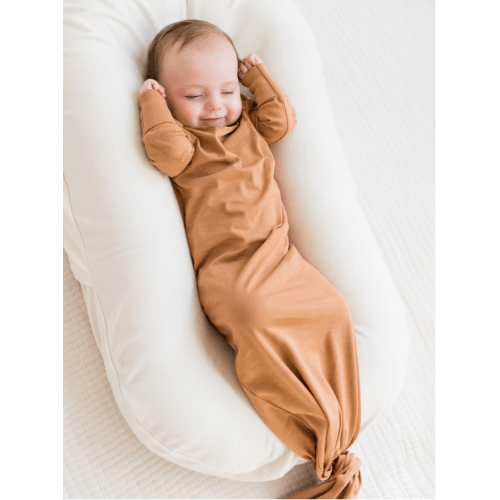 Knotted Gown (0-3 months) - Ginger