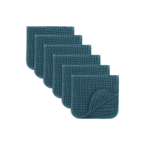 Muslin Burp Cloths - Pack of 6