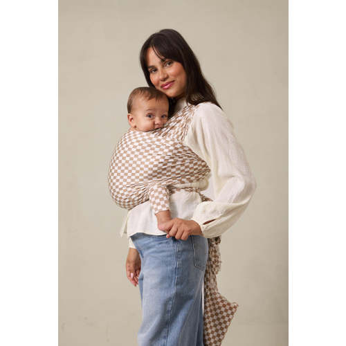 Solly Baby - Almondine Chequer Wrap