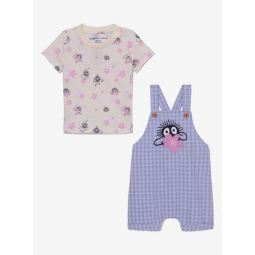 Studio Ghibli® Spirited Away Soot Sprites Cherry Blossom Infant Overall & Shirt Set | BoxLunch