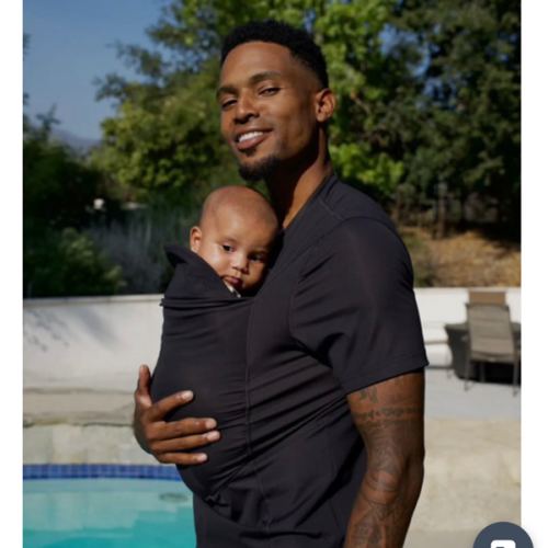 Lalabu Dad Shirt | Original Babywearing T-Shirt with Kangaroo Pouch | Baby Wrap Carrier for Newborns & Infants | Baby Wrap Carrier for Newborns | Essential for new Dads