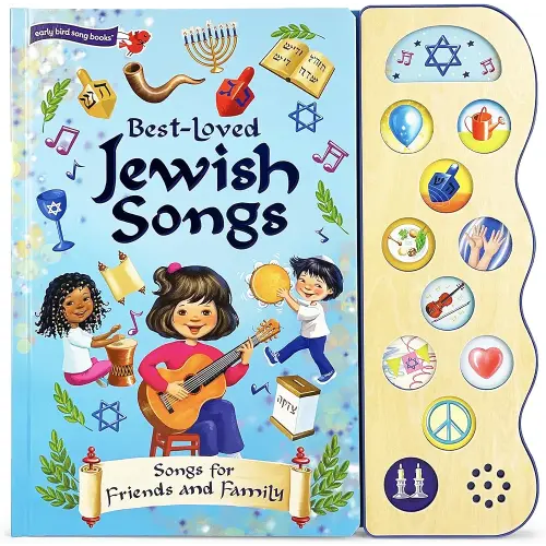 Best-Loved Jewish Songs for Hanukkah, Passover, Shabbat, Rosh Hashanah, Yom Kippur, Sukkot, Purim And More. A Children's Sound Book for Kids