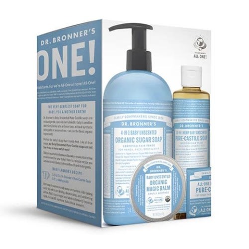 Dr. Bronner's Magic Soaps Baby Unscented Gift Set | Co-op Market