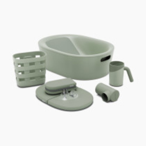 Lalo Bathtime Full Kit - Tub & Accessories - Sage