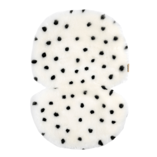 BINIBAMBA Milk Sheepskin Buggy Liner for Prams