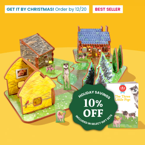 The Three Little Pigs Storybook Playset