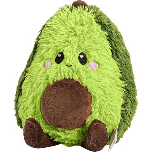 Avocado Microwavable Unscented Heating Pad for Women and Kids- Cute Soft Cozy Pillow Plush Heatable Warm Stuffed Animals - Kawaii Hot and Cold Plushie Food Toy - Avocado Gifts for Girls and Boys