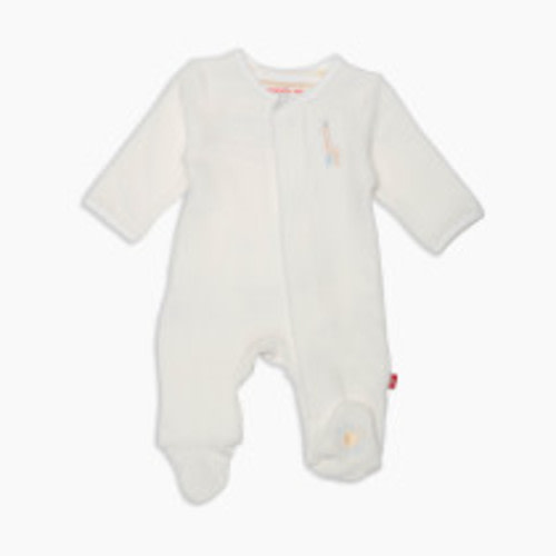 Magnetic Me Velour Magnetic Footie - Rainbow Dreams, 0-3 M