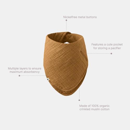 BIBS x LIBERTY Bandana Bib - Chamomile Lawn Violet Sky – Bibsworld store US