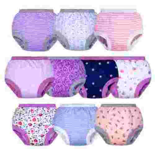 BIG ELEPHANT Baby Girls Potty Training Pants, Toddler Cotton Soft Training Underwear, 2T