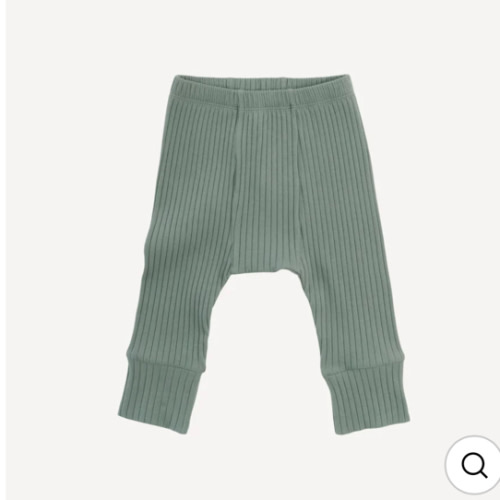 classic panda pant | jadeite | organic cotton wide rib